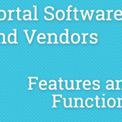PPKC - Portal Software and Vendors - Features