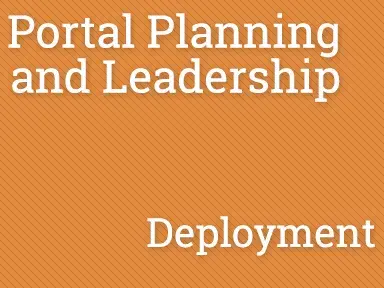 PPKC - Planning and Leadership - Deployment