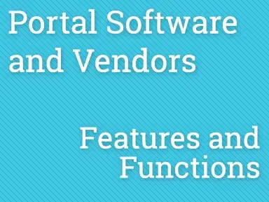 PPKC - Portal Software and Vendors - Features