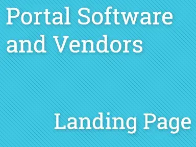 PPKC - Portal Software and Vendors - Landing Page
