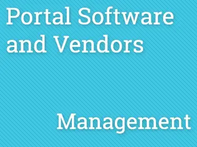 PPKC - Portal Software and Vendors - Management