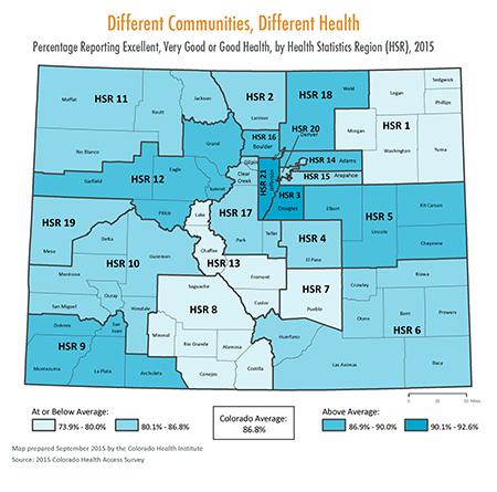 County Spotlight Health Status Map