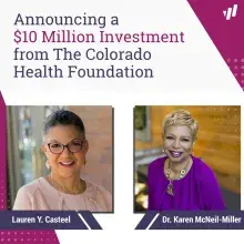 The Women's Foundation of Colorado Announces $10 Million Investment from The Colorado Health Foundation